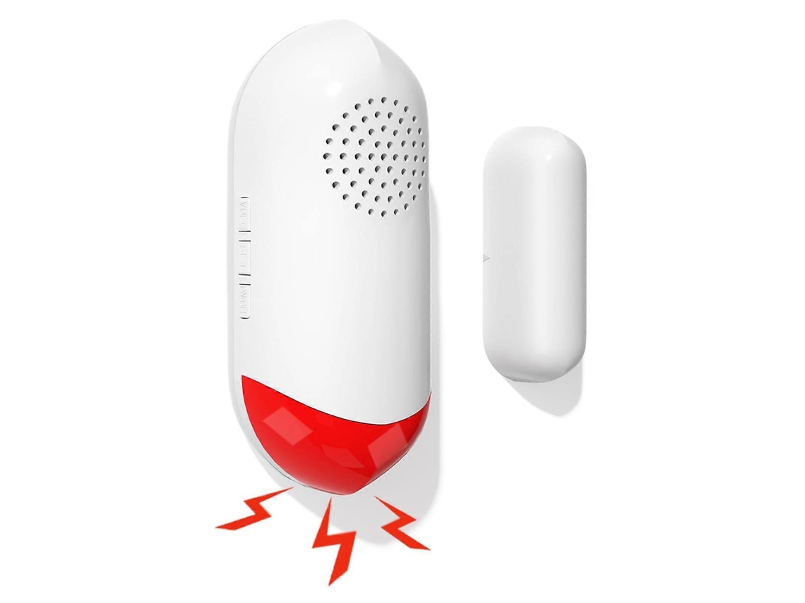 Alarme De Porta De Geladeira Com Wi-fi, Alertas Por Aplicativo Inteligente, Atraso Ajustável E Sirene De 120 Db Para Geladeira Ou Freezer.