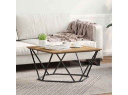 Vidaxl Mesa De Centro Carvalho Artesanal 80 X 80 X 45 Cm