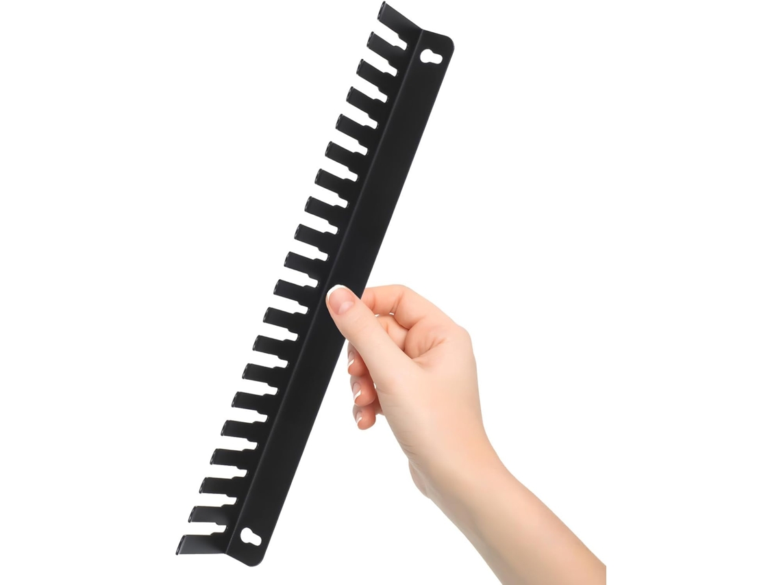 Organizador De Cabos De Aço 19 5.5 9.5 Com Fibra De Carbono Para Montagem Na Parede, Resistente E Para Uso Pesado.