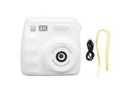 Câmera Digital Portátil Para Estudantes 48mp Lente Dual 1080p Tela Ips 2.0 Polegadas Com Luz De Preenchimento Led Branco