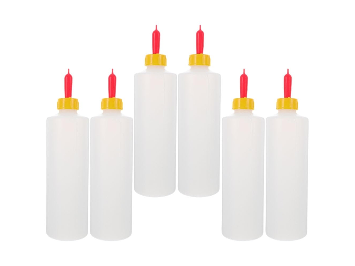 Conjunto De 6 Mamadeiras Para Cabrito - Mamadeira Com Bico -