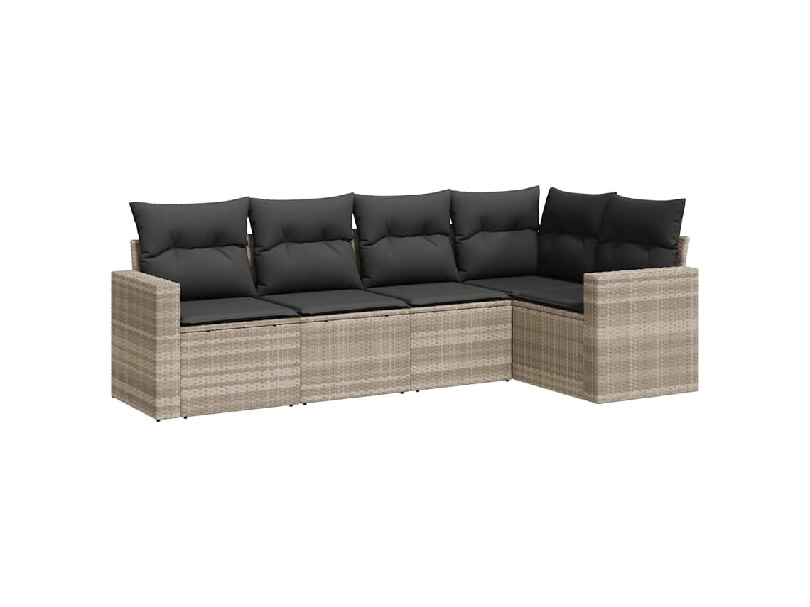 Garden Sofa Set, Garden Sofa Sets Vidaxl Cinzeto Rattan / Vime (n/a)