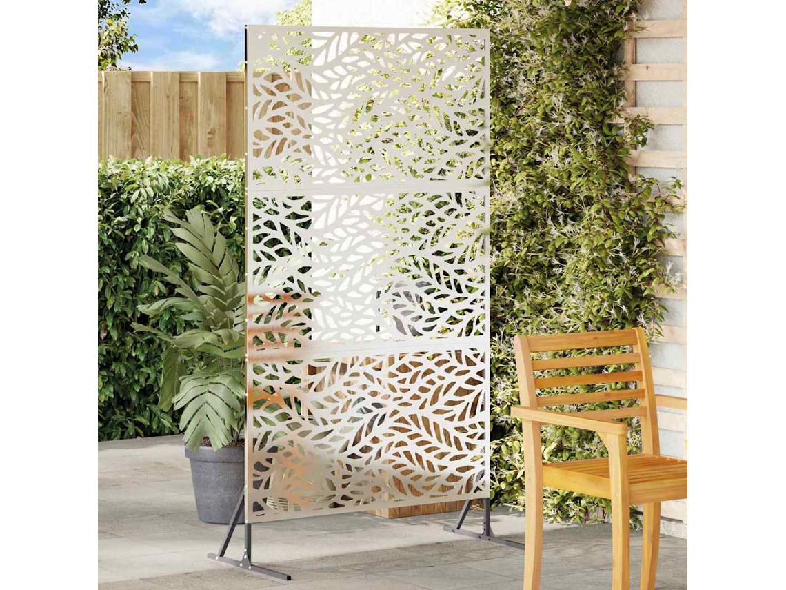 Vidaxl Protetor De Privacidade 100 X 50 X 180 Cm Aço Inoxidável