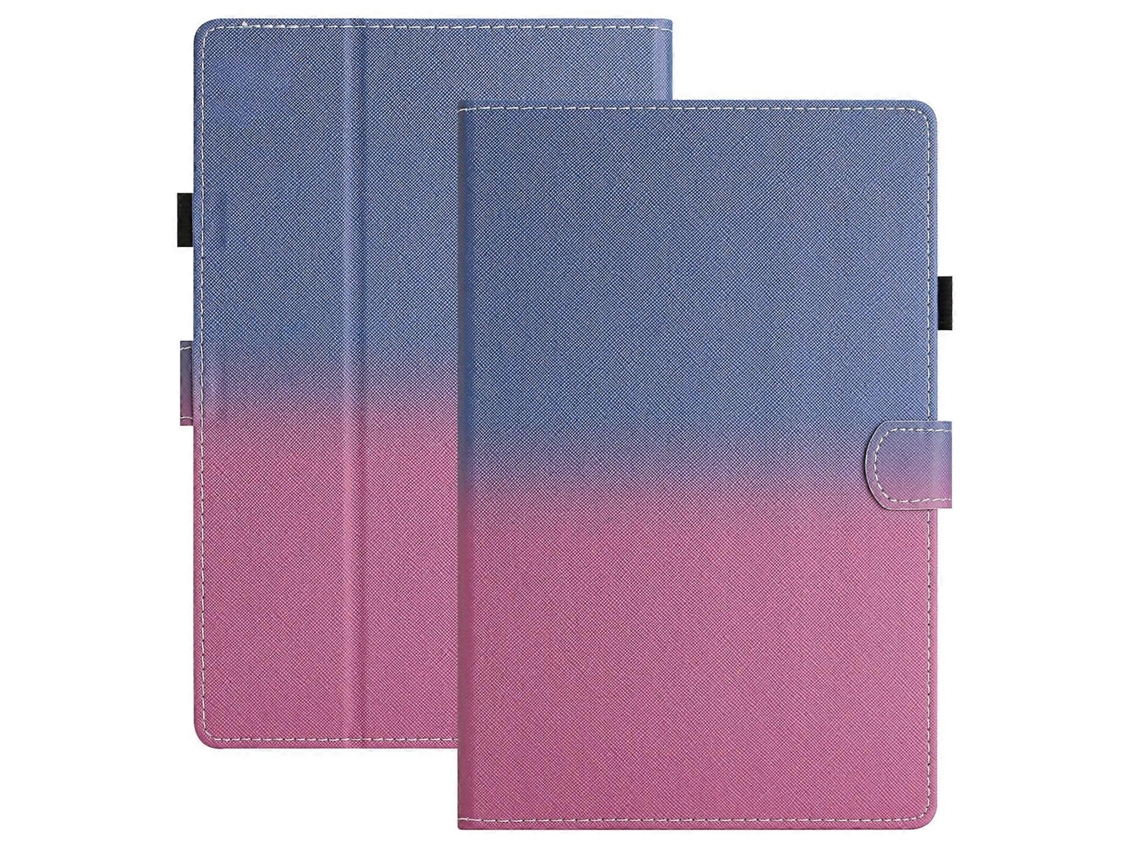 Capa de couro com costura gradiente universal de 10 polegadas da Webake para tablet