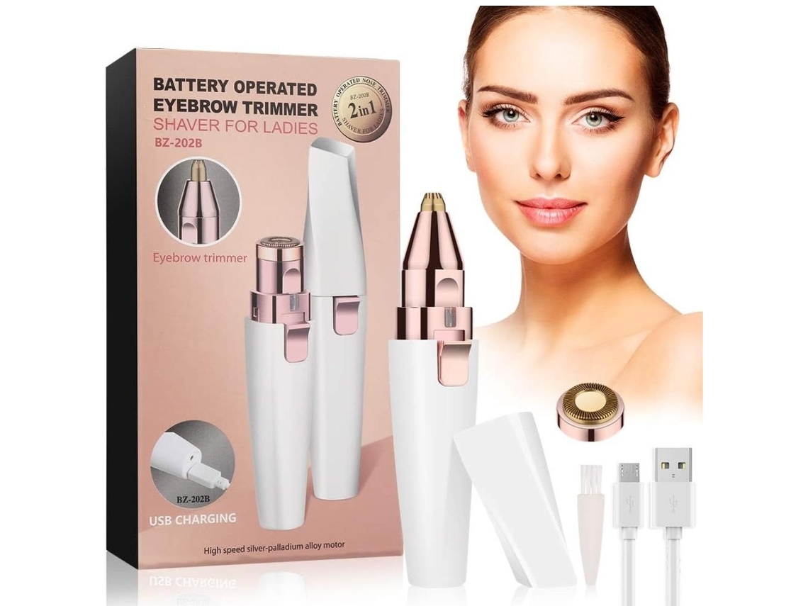 Depilador Facial Elétrico Feminino Mdug 2 Em 1, Depilador De Sobrancelhas Feminino, Depilador Facial Feminino