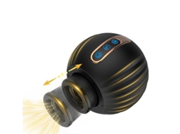 Masturbador Giratório Telescópico Totalmente Automático para Homens Preto YIZHOOD