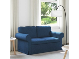 Vidaxl Sofá Azul 155 X 82 X 80 Cm Tecido