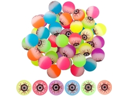 2026 24 Olhos Saltitantes Brilhantes no Escuro para Halloween, Balas de Halloween, Brinquedos Saltitantes