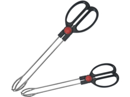 Conjunto De 2 Pinças Para Churrasco Em Aço Inoxidável Jojofuny Com Cabo Confortável E Design Simples, Ideais Para