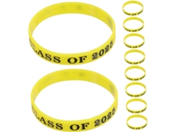 Gadpiparty Conjunto de 10 Pulseiras de Silicone para Festa Formatura, Pulseiras Elásticas Bêbadas, Lembrancinhas