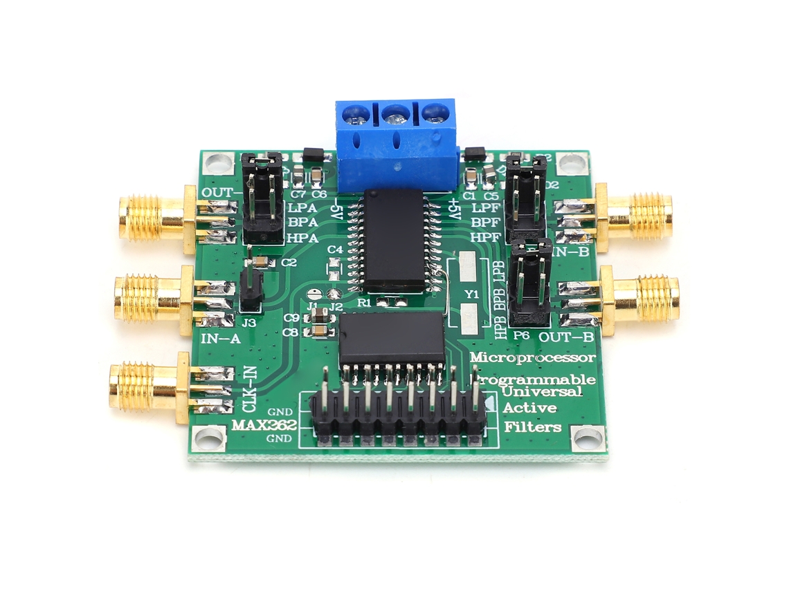 Módulo Filtro Ativo Programável Max262 1hz-140khz