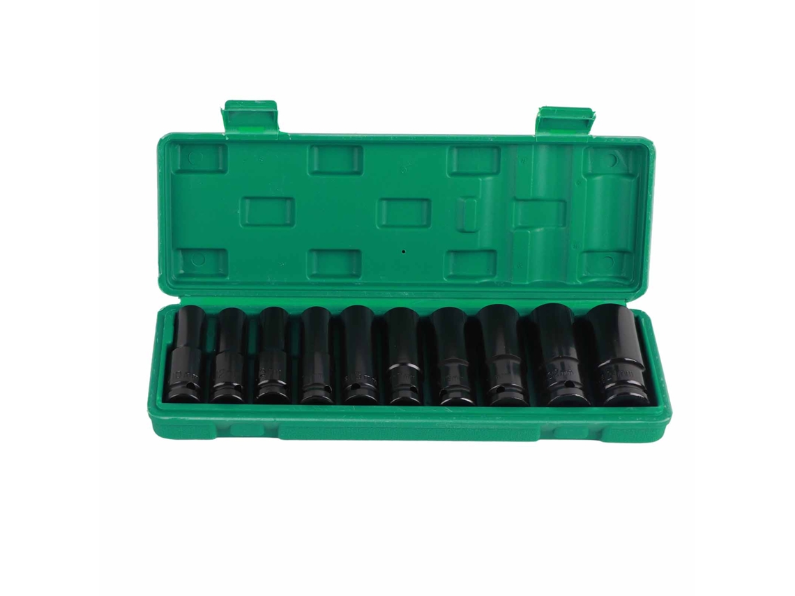 Kit de Encaixes de Impacto Hexagonais 10 Peças S/MARCA