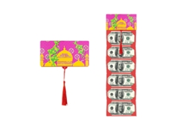 Laxiscreed Carteira Dobrável Rose Red Com 6 Slots, Verde E Vermelha, Ideal Para Presentes Estilos Criativos