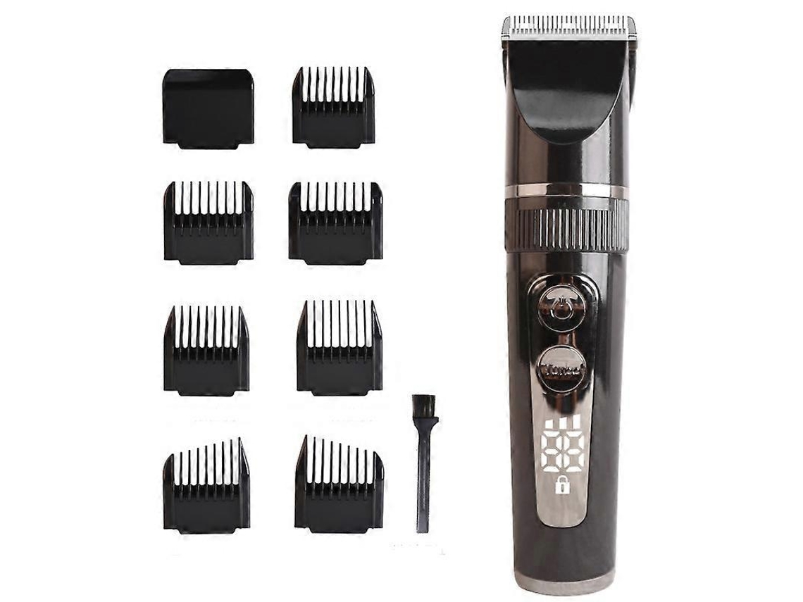 Aparador De Cabelo Com Acessórios, Display Digital, Corte Personalizado