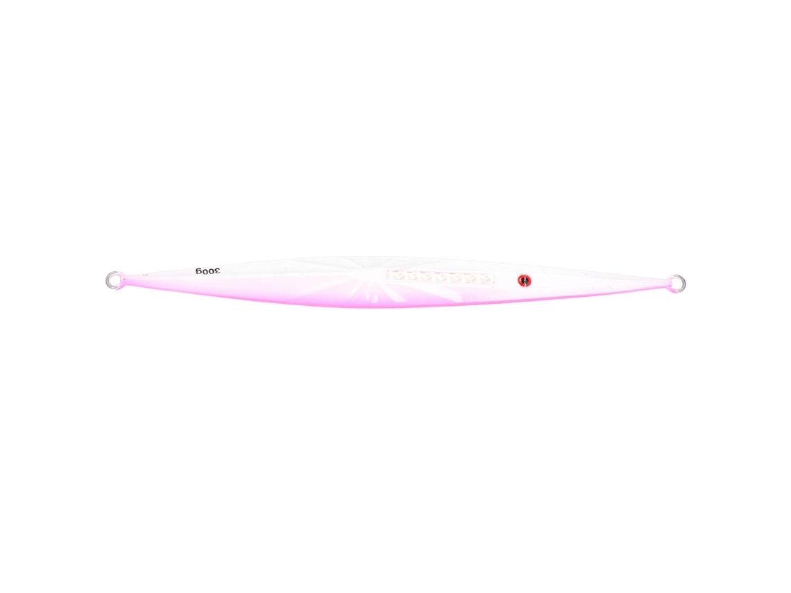 Isca de Pesca Sinker Metal 25cm 300g Branco Rosa S/MARCA
