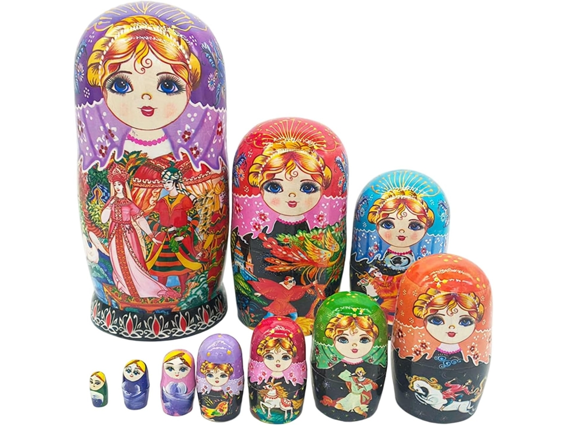 Boneca Matryoshka De 10 Camadas, Brinquedo Para Adultos, Lembrança,