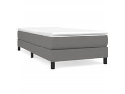 Box Spring Bed Frame, Box Spring Bed Frames Vidaxl Cinzeto Tecido (90 X 200 Cm)