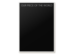 Magnetic Wall Board Our Piece Of The World For The Office Espelharte (70x100 Cm)