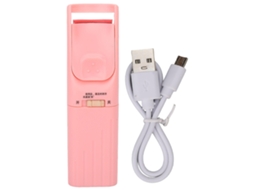 Modelador De Cílios Elétrico Recarregável Com Almofada De Silicone Aquecida, Rosa. Nostalgia88