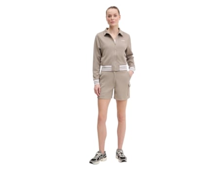 Calções De Mulher Guess Activewear Cargo Algodão Cinzento (l)