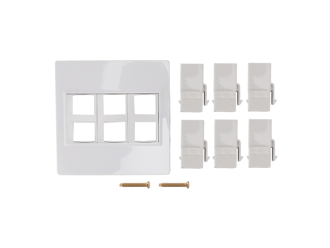 Aetheria placa de Parede Usb 3.0 com 6 Portas 5gbps para Carregamento e Transferência de Dados
