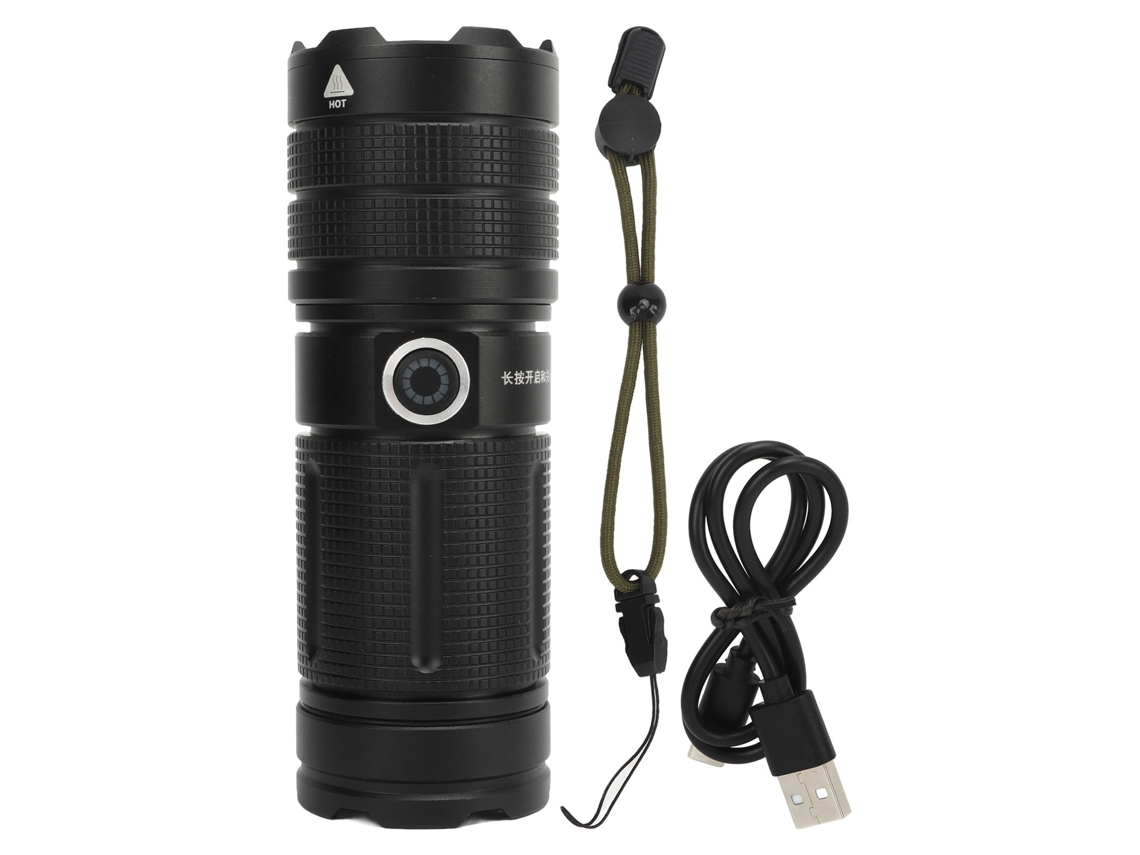 2026 lanterna Recarregável 120000lm Led Ultra Brilhante Lanterna Potente para Camping e Caça