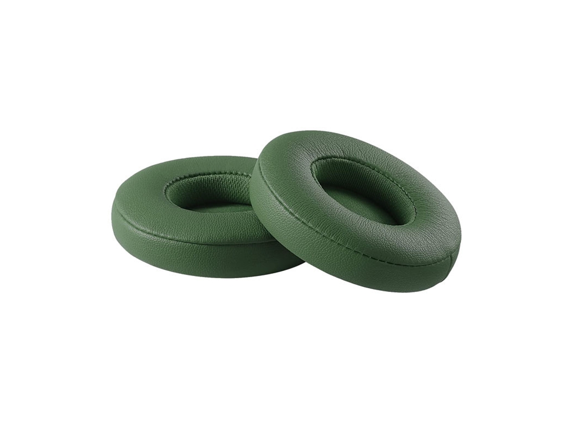 Almofada para Auscultadores Beats Solo3 Wireless de Orelhas de Espuma Macia Pele de Proteína Verde XIAOMOYU
