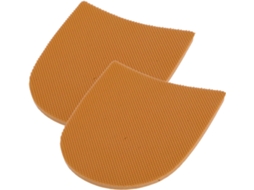 1par De Protetores Calcanhar Autoadesivos Borracha Antiderrapantes Para Sapatos E Botas, Design Antiderrapante, Reparo