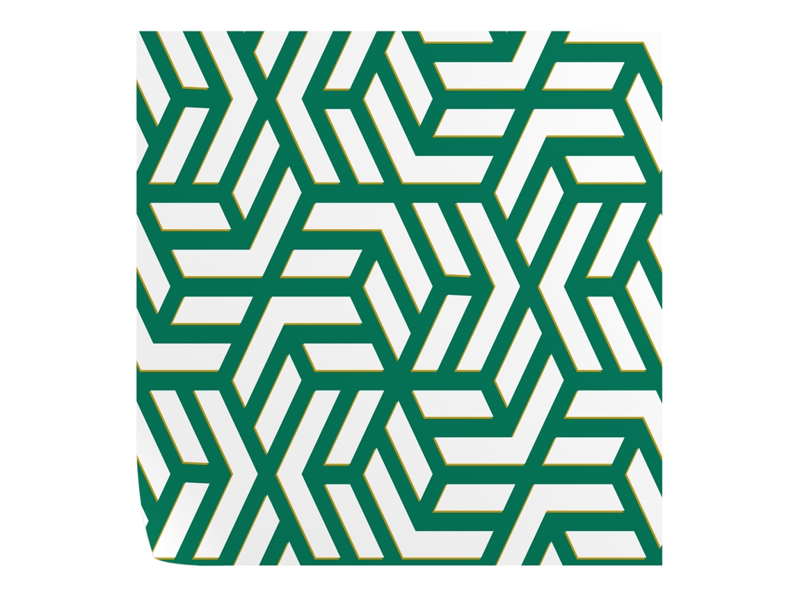 Papel de Parede Design moderno WALLPAPERS4BEGINNERS Verde Geométrico (250x200cm - Verde)