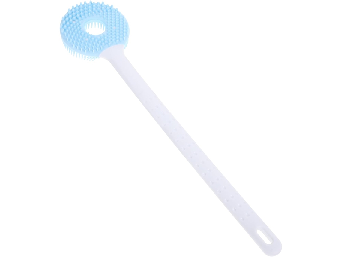Escova De Banho Silicone Didiseaon Com Cabo Longo E Cerdas Macias Para Esfoliação Corporal, Limpeza Das Costas E