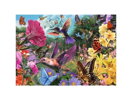 Puzzle 1000 Premium Plus Hora Do Chá Jardim De Aves Trefl 10806 Trefl Puzzle