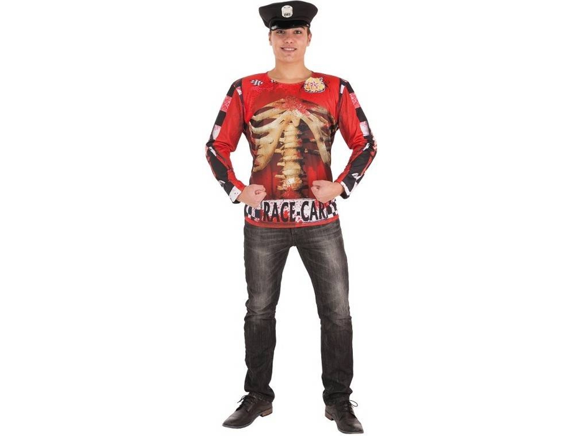 Fato Unisexo TOPDISFARCES Camisola de Polícia Zombie (Tam: L)