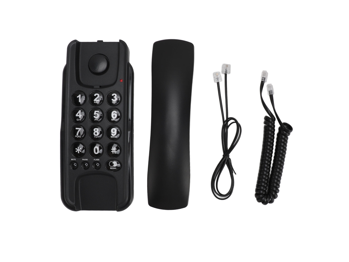 Telefone de Parede com Fio LAXISCREED Preto Ajustável