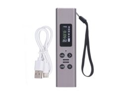 Detector de Radiação Nuclear Geiger Counter Portátil com Tela LCD 0.96 Polegadas e Bateria Interna