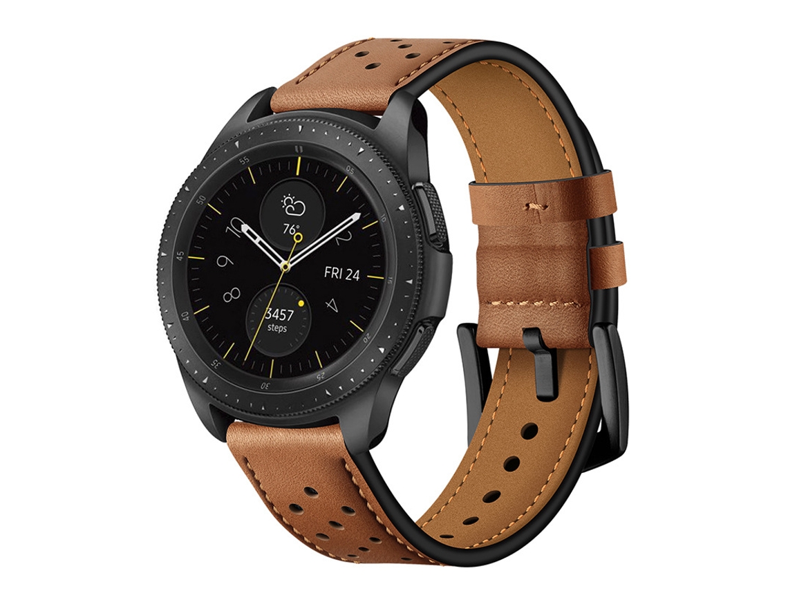 Bracelete para Samsung Galaxy Watch Active 20mm Couro Genuíno Marrom XIAOMOYU