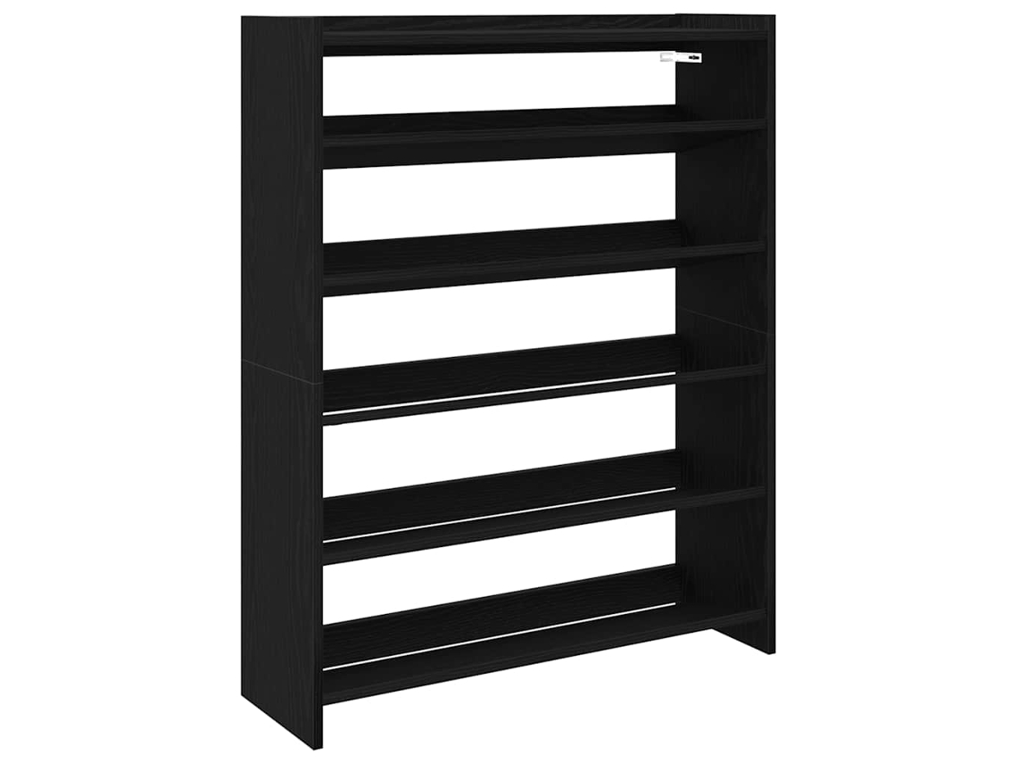 Shoe Rack, Shoe Racks Vidaxl Preto Madeira Processada (n/a)