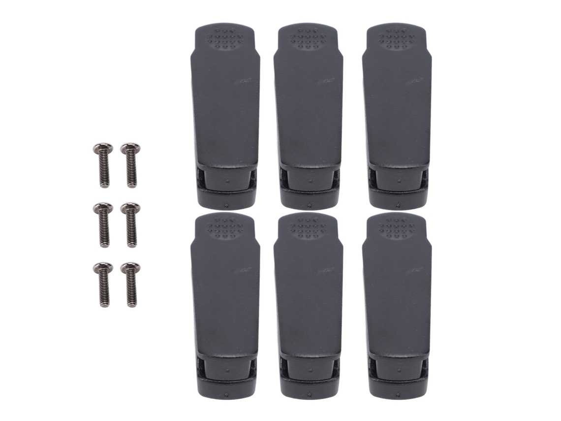 Aetheria 6pcs Clip de Cinto para Rádio Bidirecional Uv xr Bf a58 Uv 9r Plus Gt 3wp Uv 5s Bf 9700 Série