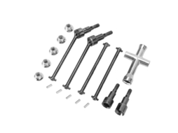 Mali conjunto de Eixos de Transmissão Dianteiro e Traseiro de Aço Cvd para Carro Rc Scy 16101 16102 16103 16201pro 1/16