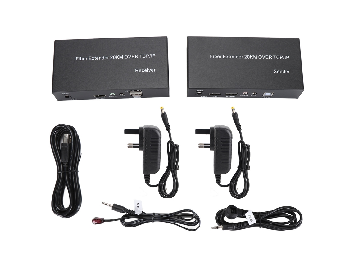 Yncm-extensor De Fibra Kvm 1080p 60hz Em Até 20km