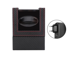 Mini Single 1+0 Caixa Enroladora Automática para Relógios Mecânicos com Vidro Acrílico