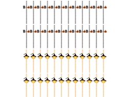 48 Pcs Canudos de Papel para Halloween Decoração com Padrões de Fantasmas NEVEANCE