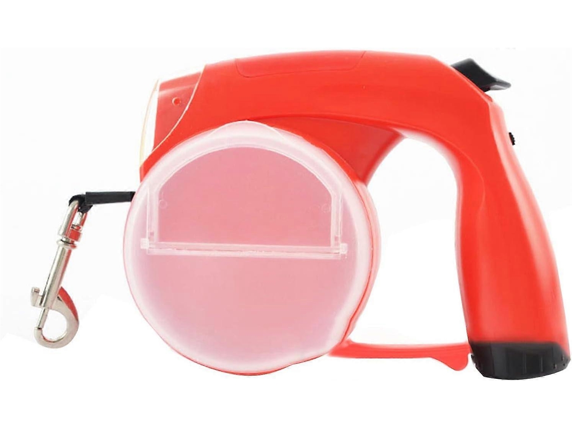 Guia Retrátil para Cães com Porta sacos para Fezes, Guia para Passear com o Cachorro, Comedouro AQUAFORGE