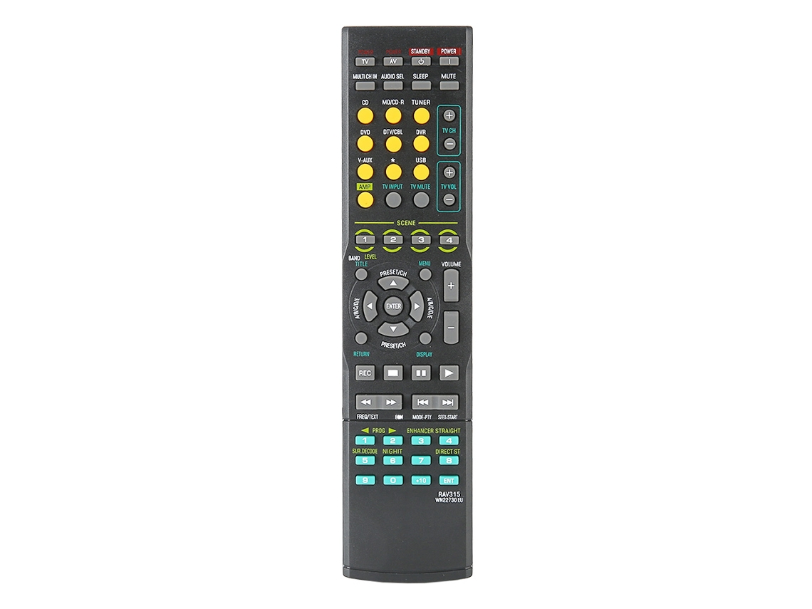 Controle Remoto para Yamaha RAV315 RXV561 HTR6050 com Botões Grandes | S/MARCA