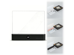 Luminária De Leitura Led Inteligente, Recarregável, Com Ajuste De Intensidade E 3 Temperaturas Cor, Função De Memória E