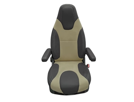 Par de capas de assento K´Foam Store para Fiat Ducato Captain Choco-Beige