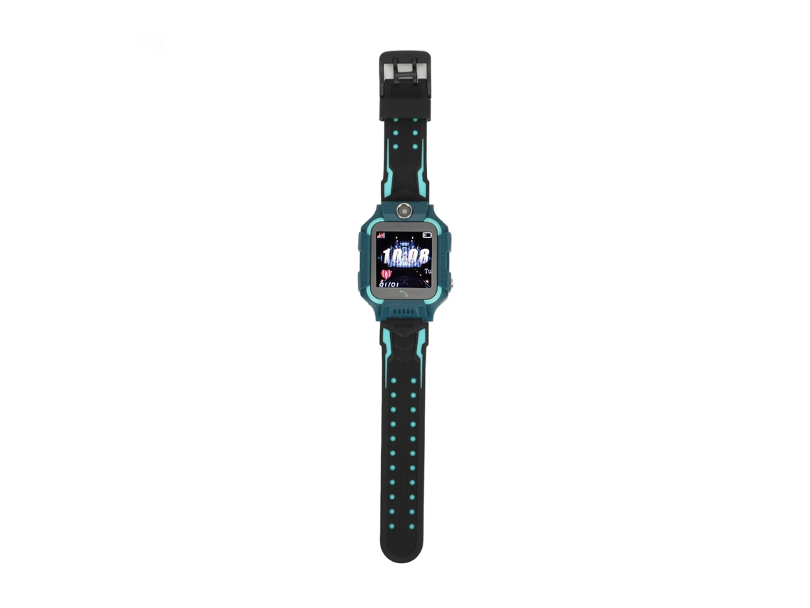 Primerox relógio Telefone Infantil com Gps Posicionamento Tela Tática Hd Resistente À Água Azul