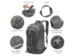 MOCHILA de Trekking Mali 45l, leve, plegável para ciclismo e camping