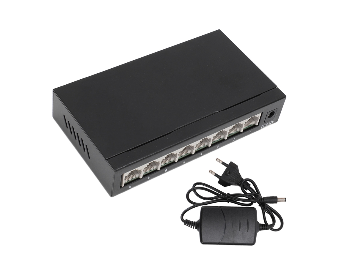 Switch Fast Ethernet 8 Portas LAXISCREED