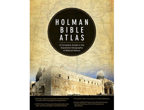 Livro holman bible atlas de edited by thomas v brisco (inglês)