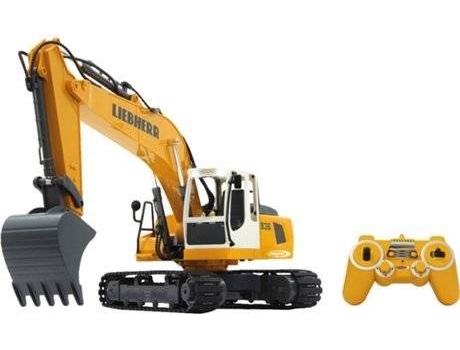 Trator Telecomandado 1:20  Liebherr R936 (Amarelo - 50x16cm)